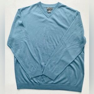 Banana Republic Merino Wool Sweater Mens XL Blue
